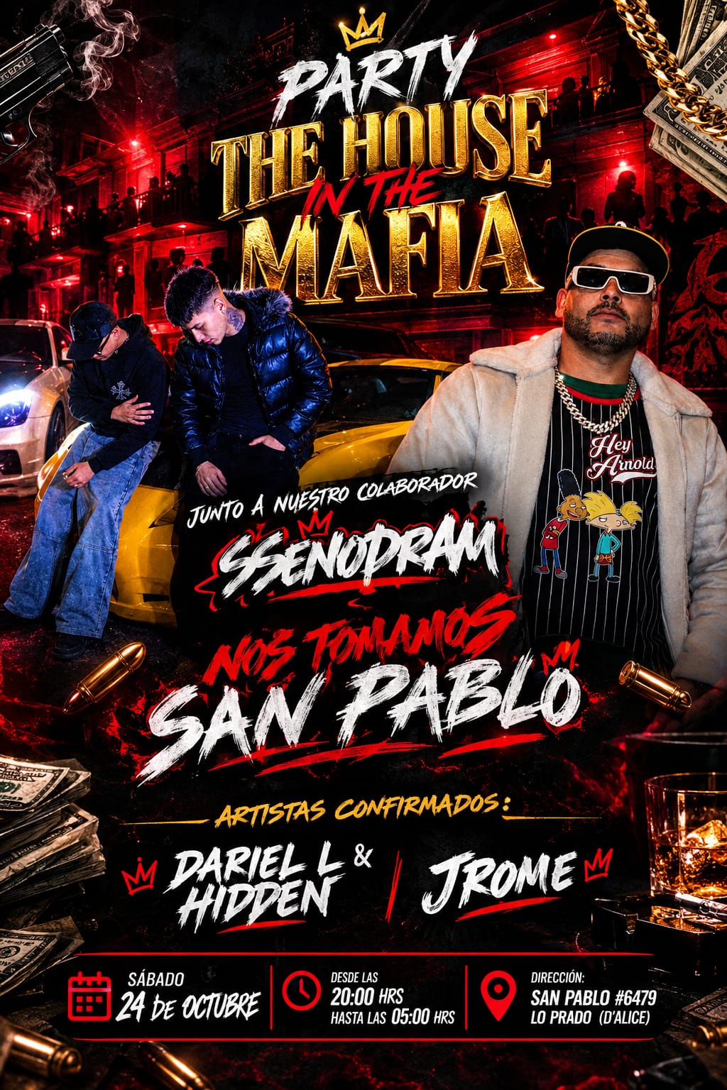 Afiche de Partythehauseinthemafia